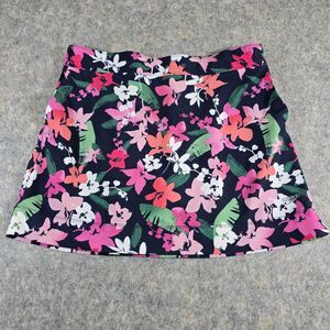 Speedo Women's XL Water Resistant 4 Way Stretch Swim Skirt Skort Floral XL